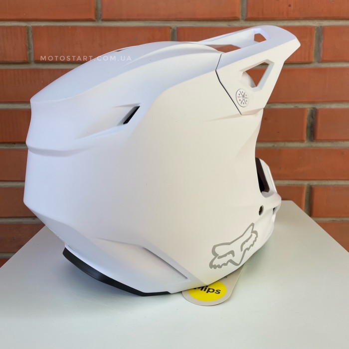 Шолом FOX V1 SOLID HELMET (Matte white)