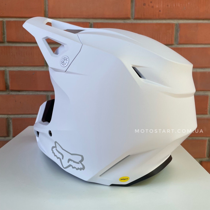 Шолом FOX V1 SOLID HELMET (Matte white)