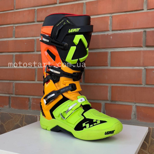 Мотоботи LEATT 5.5 FlexLock Boot [Citrus]