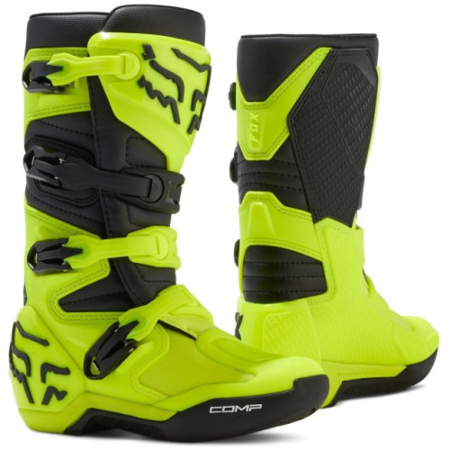Мотоботи FOX COMP Youth Boot [Flo Yellow] підліткові