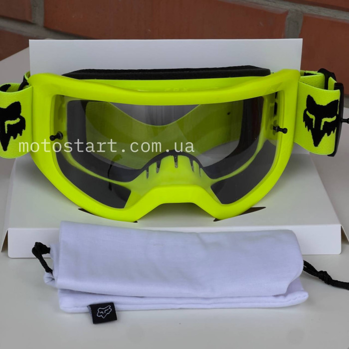 Мото окуляри FOX AIRSPACE II GOGGLE - CORE (Flo Yellow)