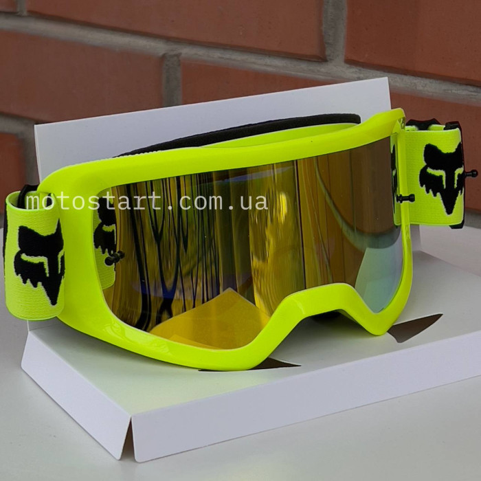 Мото окуляри FOX MAIN II SPARK GOGGLE - CORE (Flo Yellow)