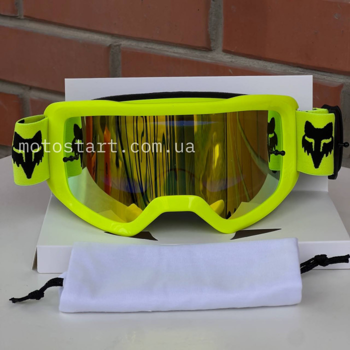 Мото окуляри FOX MAIN II SPARK GOGGLE - CORE (Flo Yellow)