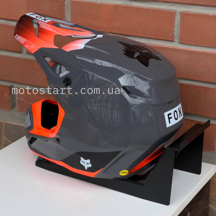 Дитячий шолом FOX YTH V1 HELMET - BALLAST [Grey]