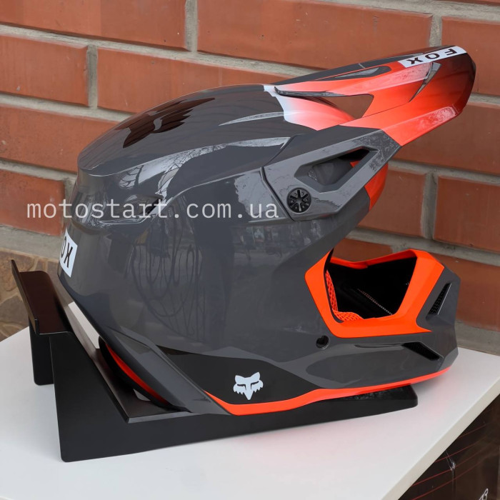 Дитячий шолом FOX YTH V1 HELMET - BALLAST [Grey]