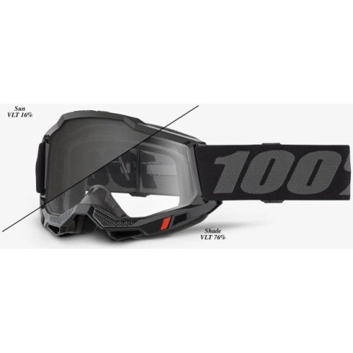 Мото окуляри 100% ACCURI 2 OTG/UTV/ATV DESERT Goggle Black - Photochromic Lens