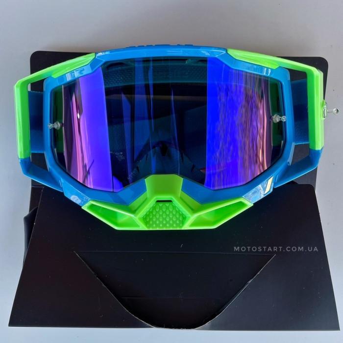 Мото окуляри 100% Racecraft 2 Goggle Fremont - Mirror Blue Lens