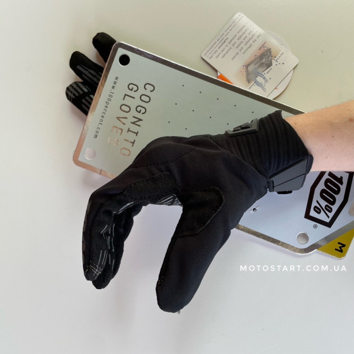 Рукавиці Ride 100% COGNITO Smart Shock Glove чорні