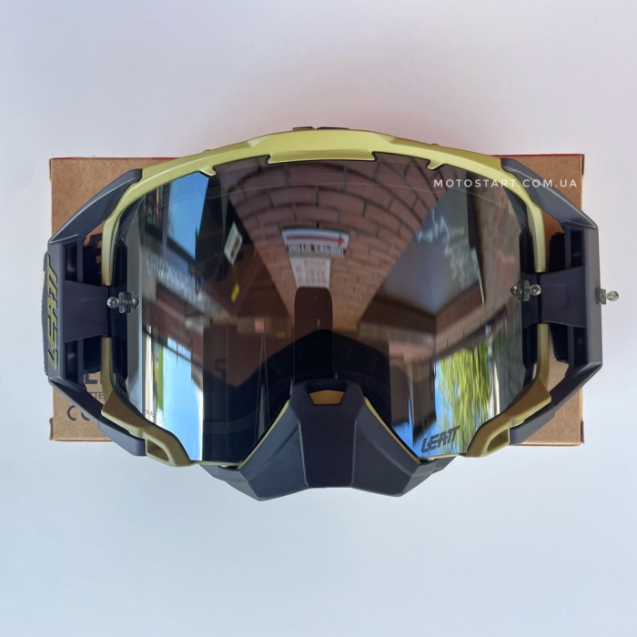 Мото окуляри LEATT Goggle Velocity 6.5 - Platinum (sand)