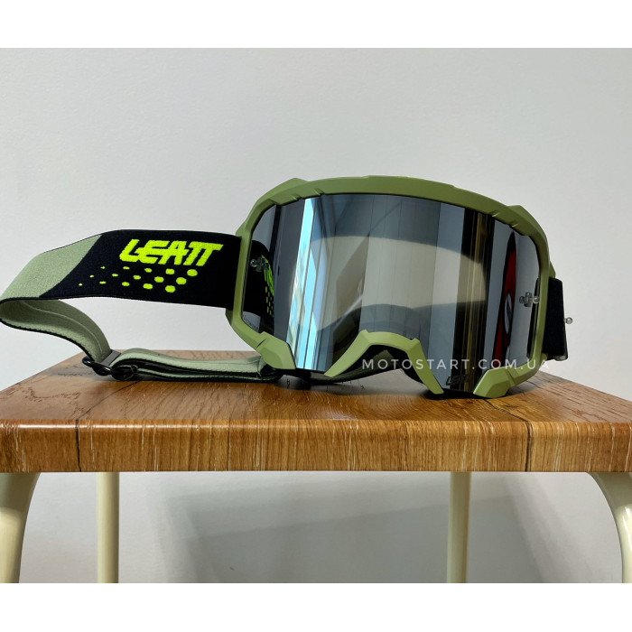 Мото окуляри LEATT Goggle Velocity 4.5 - Iriz Platinum Cactus
