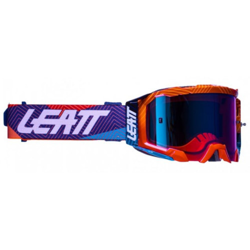 Мото окуляри LEATT Goggle Velocity 5.5 Iriz Blue (Neon Orange)
