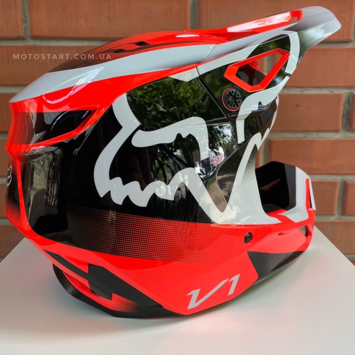 Шолом FOX V1 LEED HELMET (flo orange)