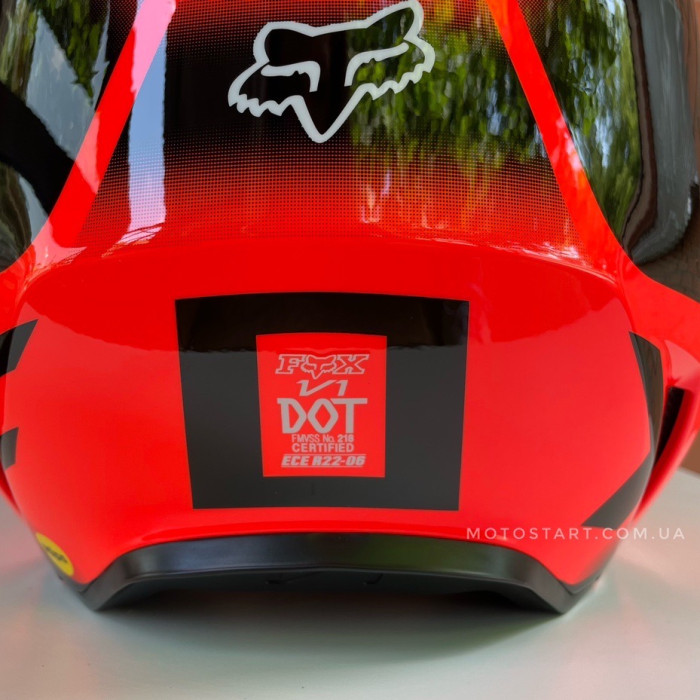 Шолом FOX V1 LEED HELMET (flo orange)