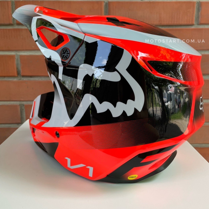 Шолом FOX V1 LEED HELMET (flo orange)