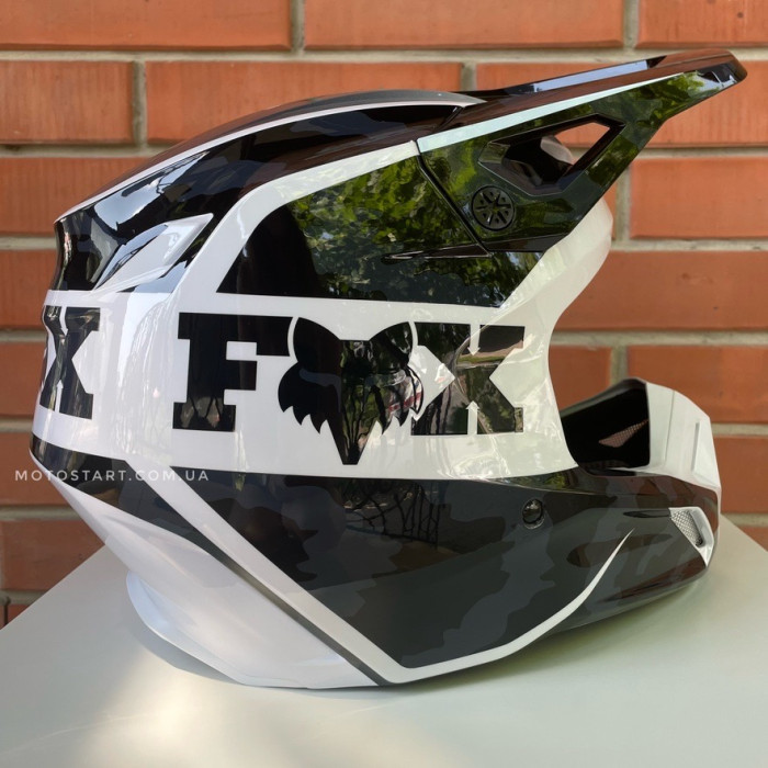 Шолом FOX V1 NUKLR HELMET (Black)