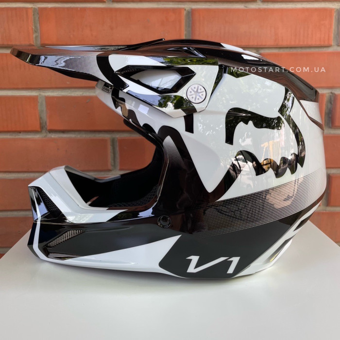Шолом FOX V1 LEED HELMET (Black)