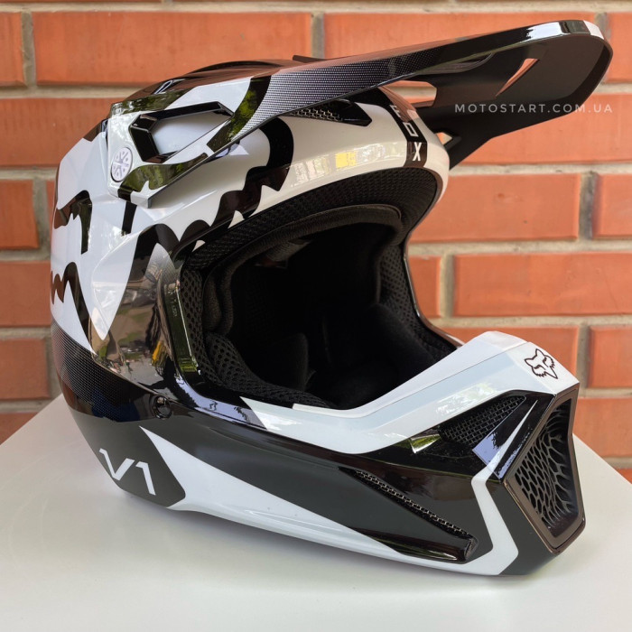 Шолом FOX V1 LEED HELMET (Black)