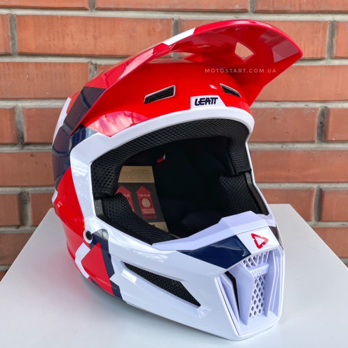 Шолом Leatt Helmet Moto 2.5 червоний