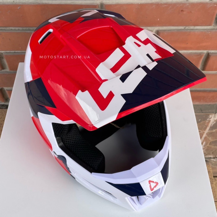 Шолом Leatt Helmet Moto 2.5 червоний