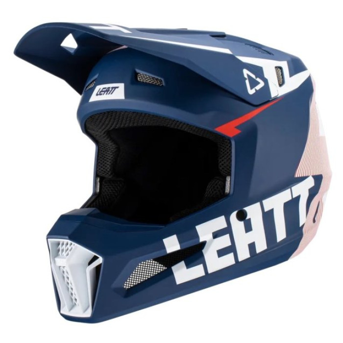 Шолом LEATT Helmet Moto 3.5 + Goggle (Royal)