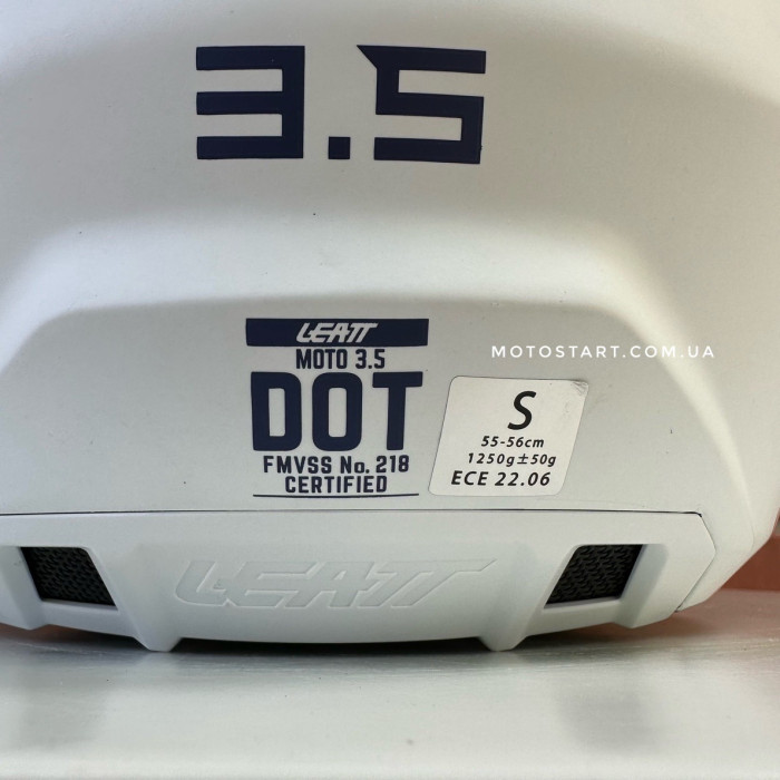 Шолом LEATT Helmet Moto 3.5 + Goggle (Royal)