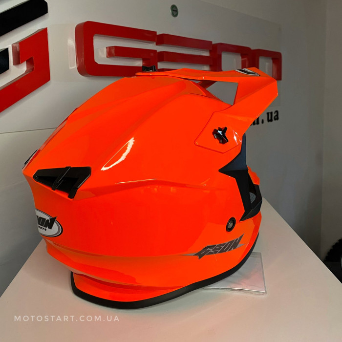 Шолом GEON 633 крос оранжевий