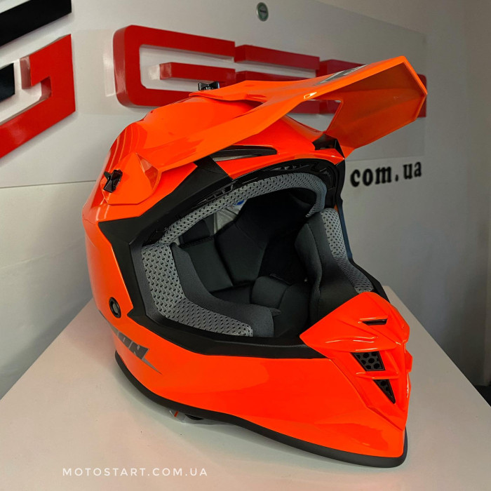 Шолом GEON 633 крос оранжевий