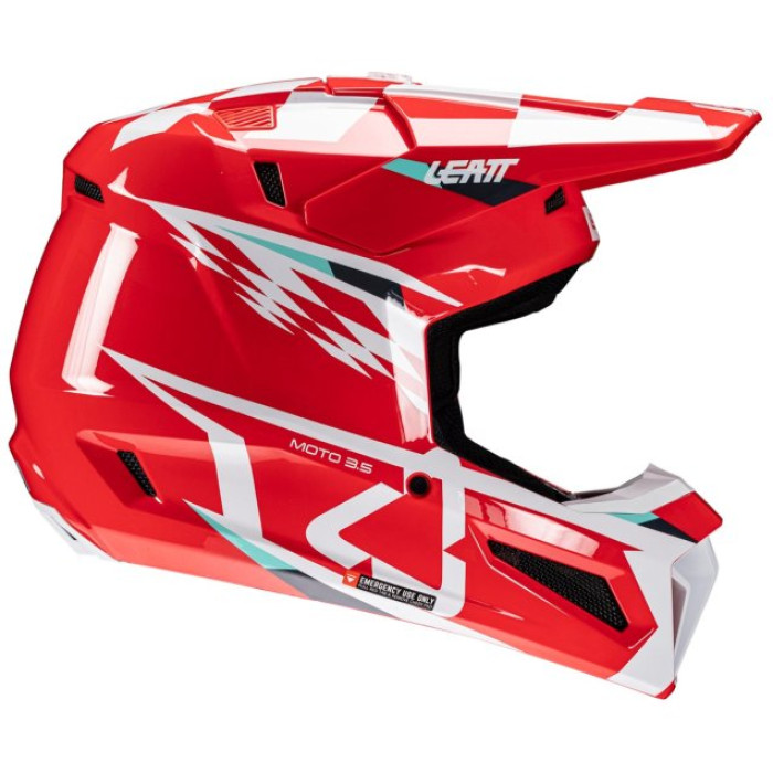 Шолом LEATT Helmet Moto 3.5 + Goggle (Red)
