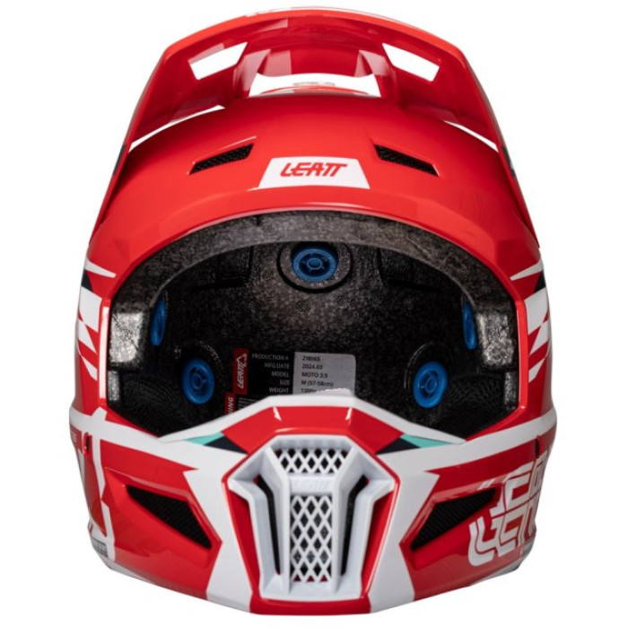 Шолом LEATT Helmet Moto 3.5 + Goggle (Red)