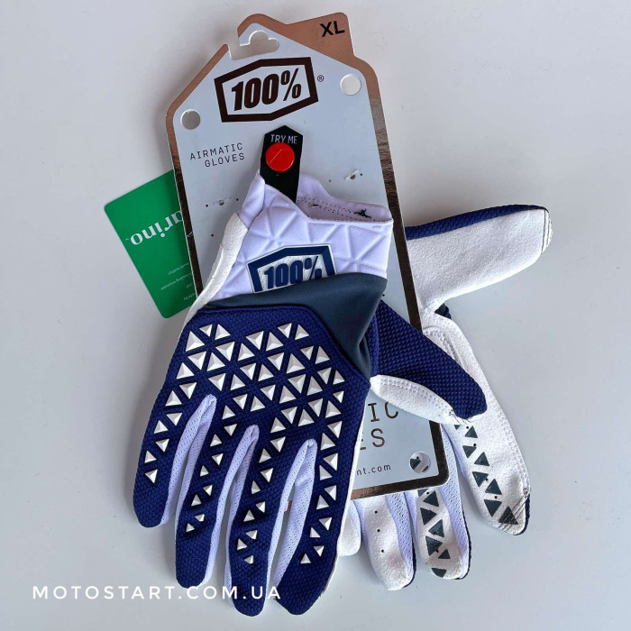 Рукавиці Ride 100% AIRMATIC Glove темно-сині