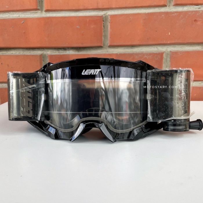 Мото окуляри LEATT Goggle Velocity 5.5 Roll-Off - Clear (Black)