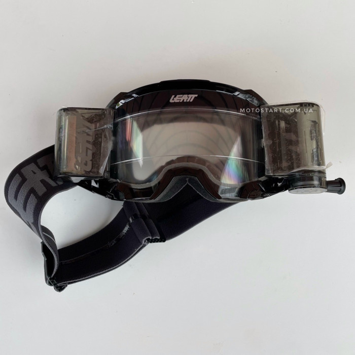 Мото окуляри LEATT Goggle Velocity 5.5 Roll-Off - Clear (Black)