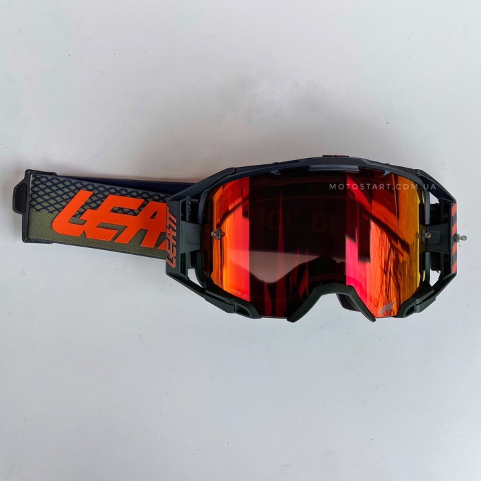Мото окуляри LEATT Goggle Velocity 6.5 - Iriz Red (Cactus)