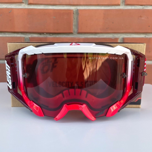 Мото окуляри LEATT Goggle Velocity 5.5 - Rose [Red]