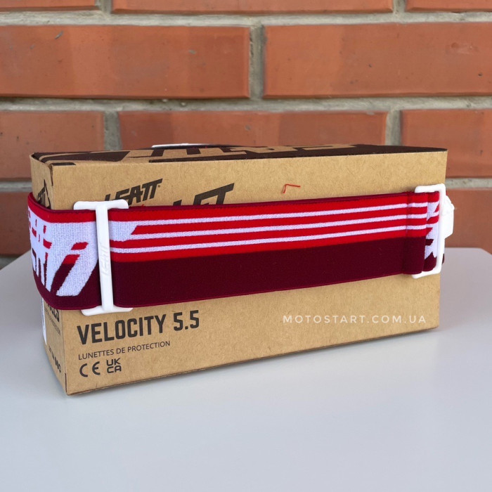 Мото окуляри LEATT Goggle Velocity 5.5 - Rose [Red]