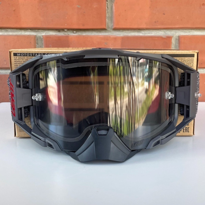 Мото окуляри LEATT Goggle Velocity 6.5 - сірі (графіт)