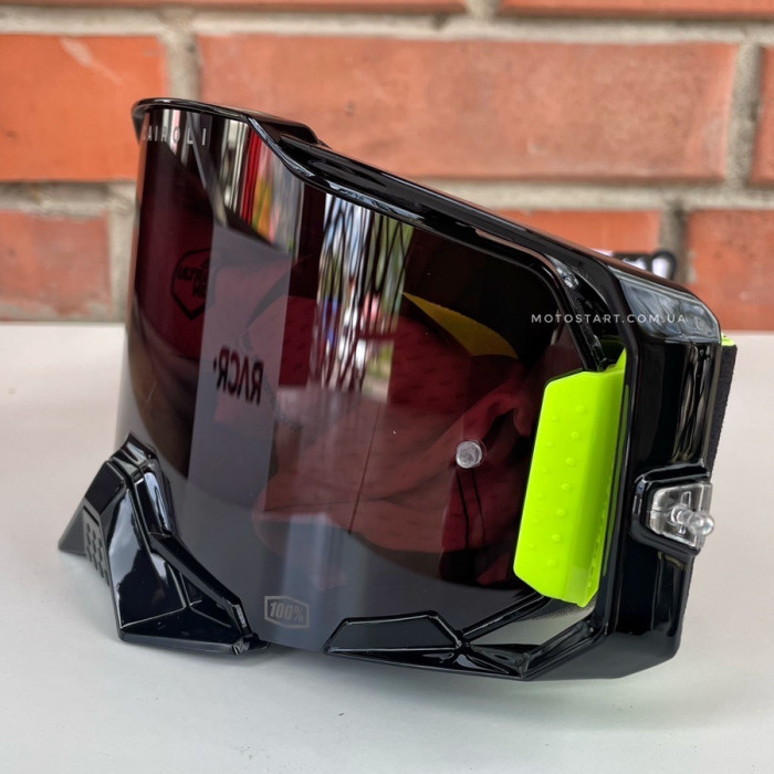 Мото окуляри 100% ARMEGA Goggle HiPER Racr - Silver Mirror Lens