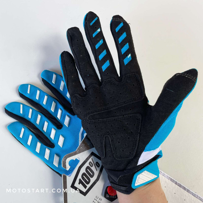 Рукавиці Ride 100% AIRMATIC Glove блакитні