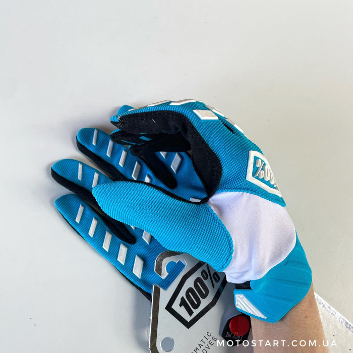 Рукавиці Ride 100% AIRMATIC Glove блакитні