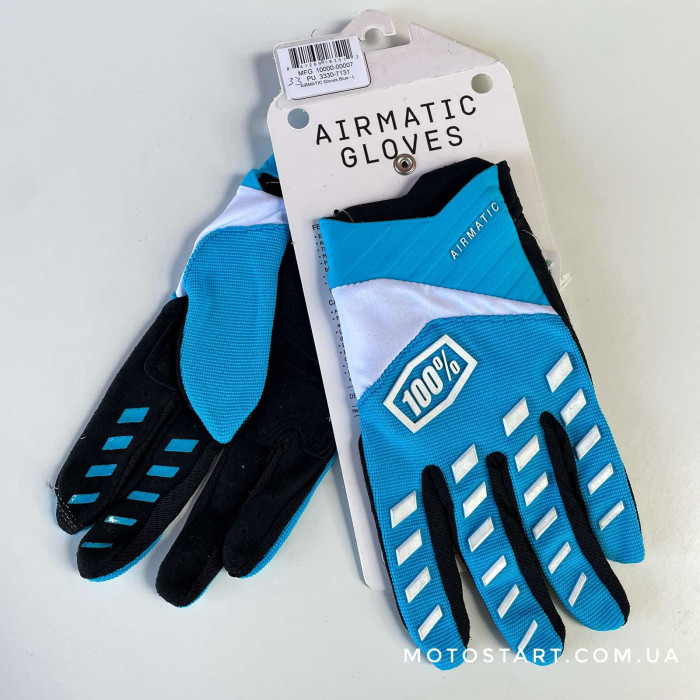 Рукавиці Ride 100% AIRMATIC Glove блакитні