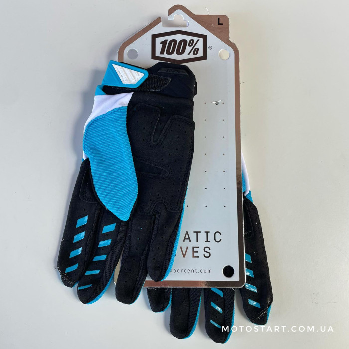 Рукавиці Ride 100% AIRMATIC Glove блакитні
