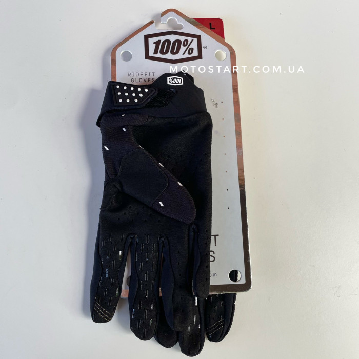 Рукавиці Ride 100% RIDEFIT чорні slasher Glove