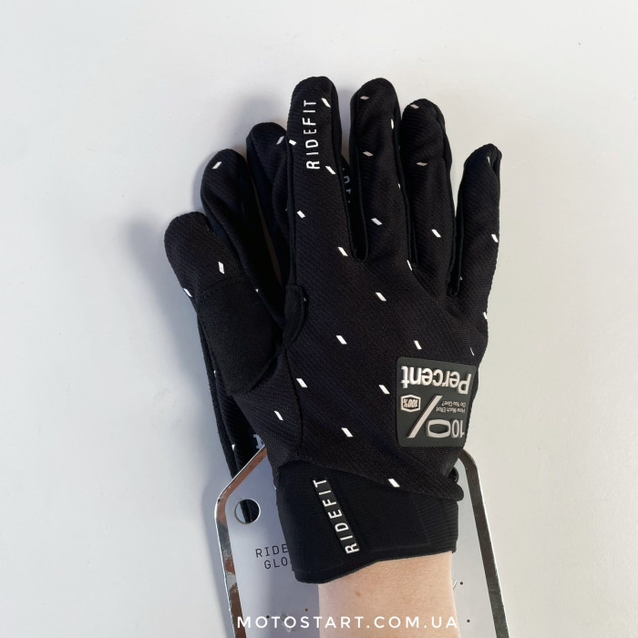 Рукавиці Ride 100% RIDEFIT чорні slasher Glove
