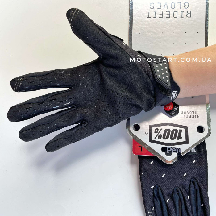 Рукавиці Ride 100% RIDEFIT чорні slasher Glove