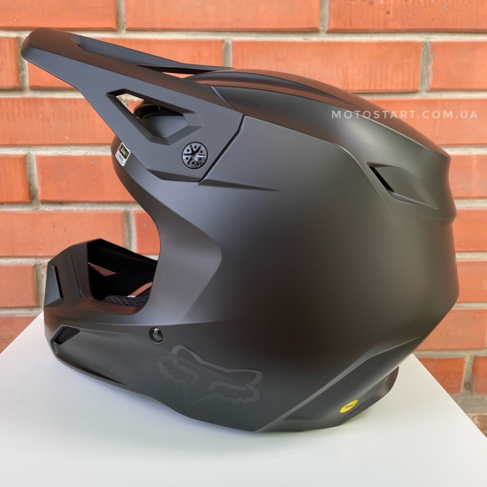 Шолом FOX V1 SOLID HELMET (Matte black)