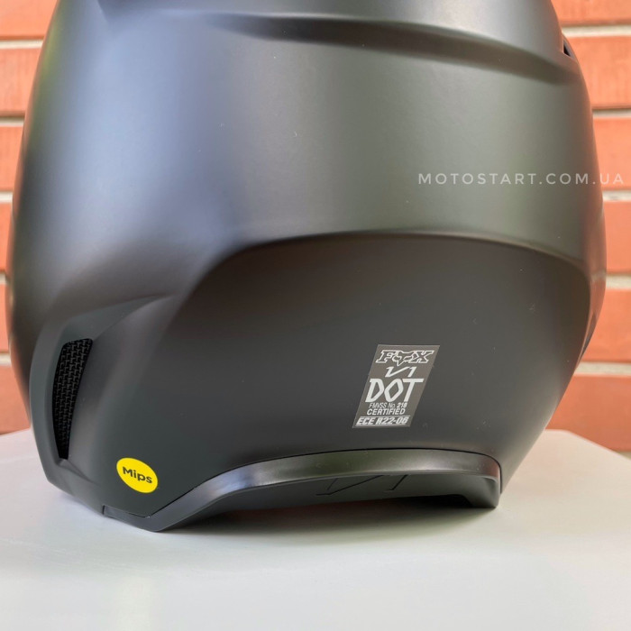 Шолом FOX V1 SOLID HELMET (Matte black)