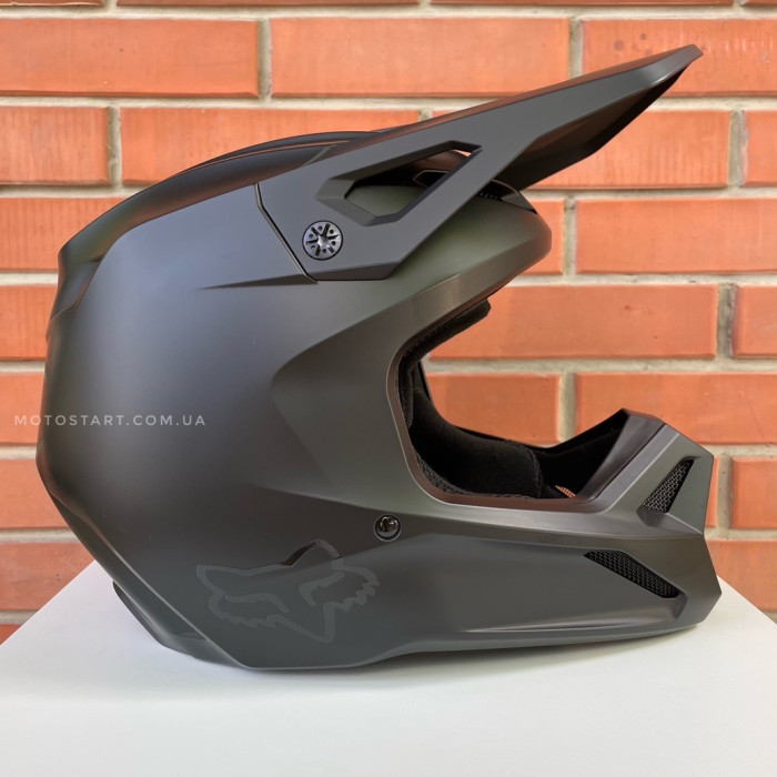 Шолом FOX V1 SOLID HELMET (Matte black)
