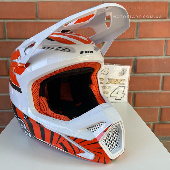 Шолом FOX V1 GOAT HELMET (Orange)