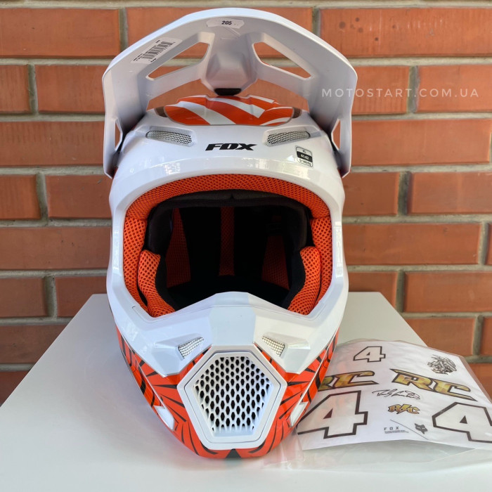 Шолом FOX V1 GOAT HELMET (Orange)