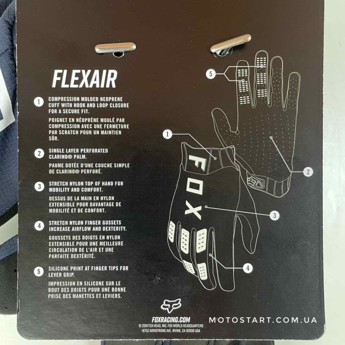 Рукавиці FOX FLEXAIR GLOVE (dark blue)